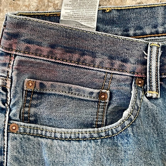 Levi’s 2 pair bundle mens size 38 x30 relaxed fit light  medium wash - Picture 10 of 17